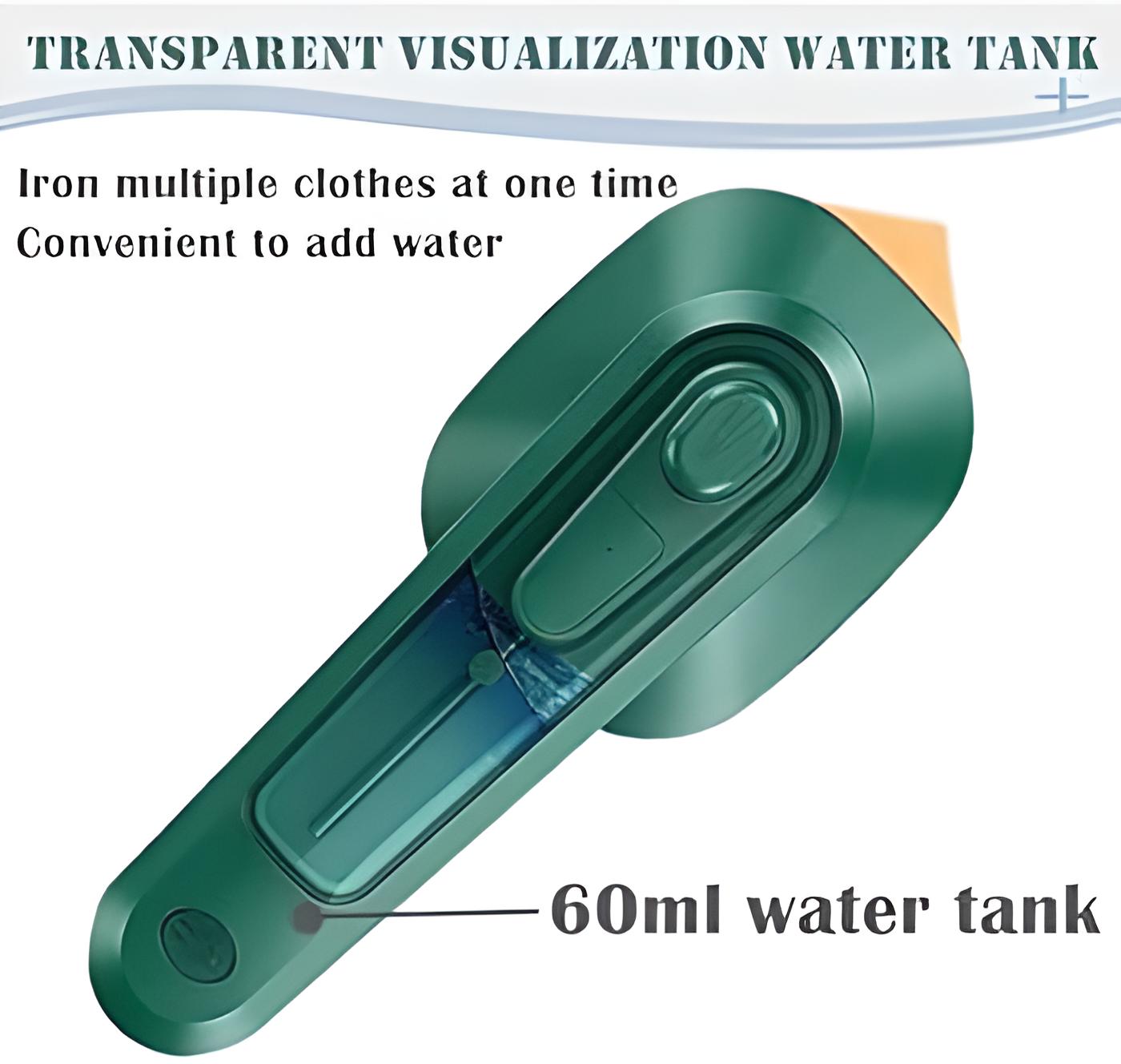 Mini Steamer & Iron: 2-in-1 Portable Travel Friendly