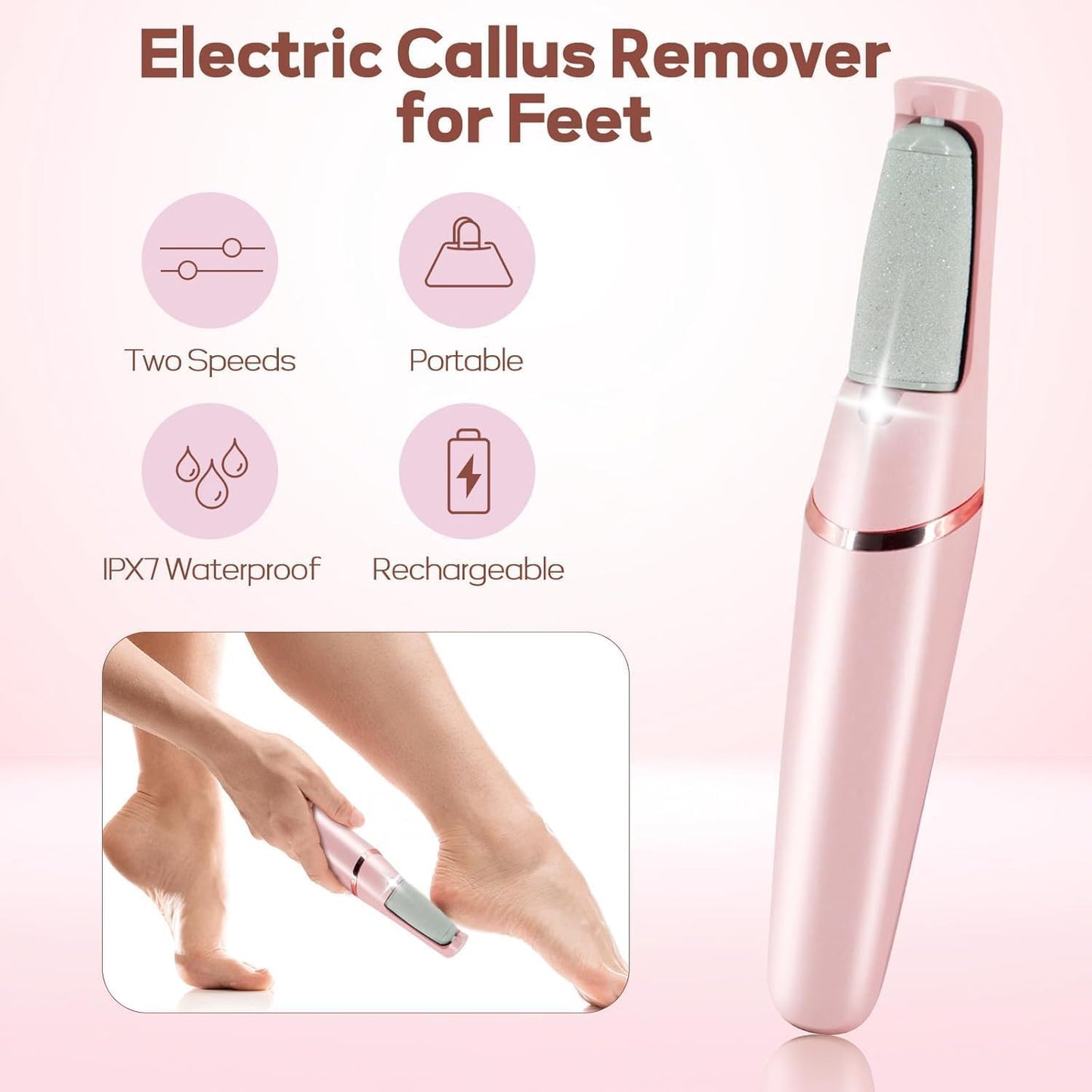 Exxelo Flawless Electronic Pedicure Tool