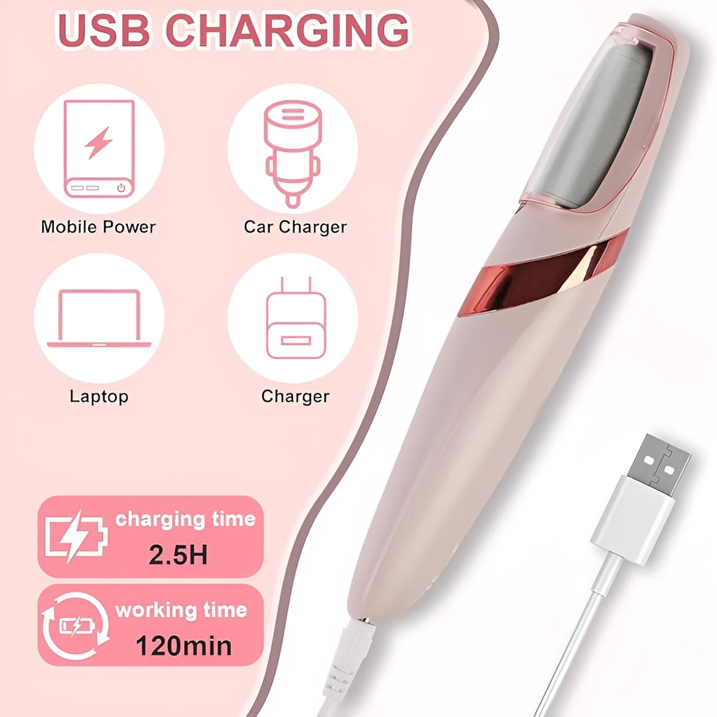 Exxelo Flawless Electronic Pedicure Tool